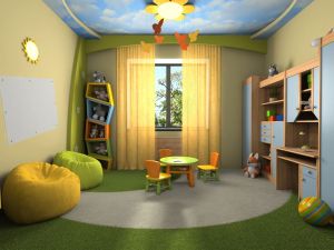 Modern interior of the childroom