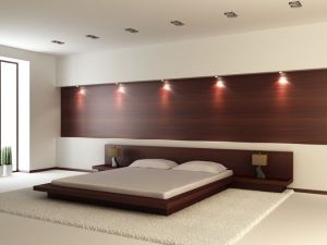 Modern interior of a bedroom